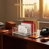 Acrylic Letter Tray, 5 Compartments, Clear Mail Organizer view 2
