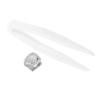 WOONEKY Hollow-Design Metal Tooth Grill for One Tooth view 1