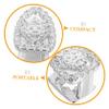 WOONEKY Hollow-Design Metal Tooth Grill for One Tooth view 3