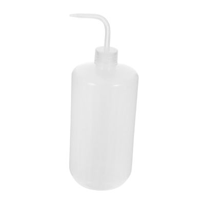 KOMBIUDA Squeeze Bottle with Bent Spout and Graduated Scale for Precise Plant Watering