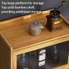 Freestanding Wine Bar Cabinet, Storage Sideboard, 90/116 cm High view 3