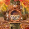 Wooden Squirrel Feeder House for Outdoor Areas view 3
