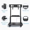 GHHVFEC Universal Mobile TV Floor Stand Cart, 32–75-Inch TVs, 120 kg Capacity view 3