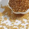 Blausky 3 mm Glass Seed Beads, 1,000 Count, Gold view 1
