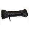 Black 1/4" x 50 ft Synthetic Winch Rope, ATV Winch Line, Kevlar Winch Cable, Warn Winch Rope, 6 mm view 1