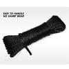 Black 1/4" x 50 ft Synthetic Winch Rope, ATV Winch Line, Kevlar Winch Cable, Warn Winch Rope, 6 mm view 4