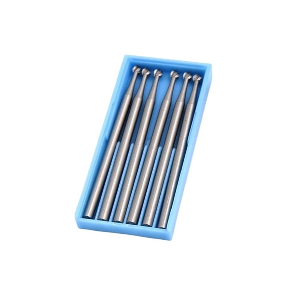 ZHaotn 11-Piece 0.3–2.3 mm Ball Burr Set, Tungsten Steel, 2.35 mm Shank