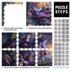 1000-Piece Tropical Purple Frog Puzzle for Adults, Ages 14+ view 3