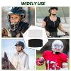 getuse Football Chin Pad Replacement Cover, Chin Strap Pad, 12.9 x 7.5 cm, White view 4