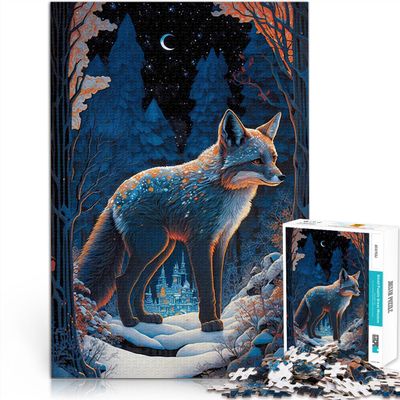 Fox Fantasy 1000-Piece Puzzle for Teens, 38 × 26 cm