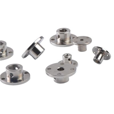 (2-Pack) Rigid Flange Coupling, Motor Shaft Coupler, 3/4/5/6/7/8/10 mm to 4 mm