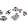 (2-Pack) Rigid Flange Coupling, Motor Shaft Coupler, 3/4/5/6/7/8/10 mm to 4 mm view 1