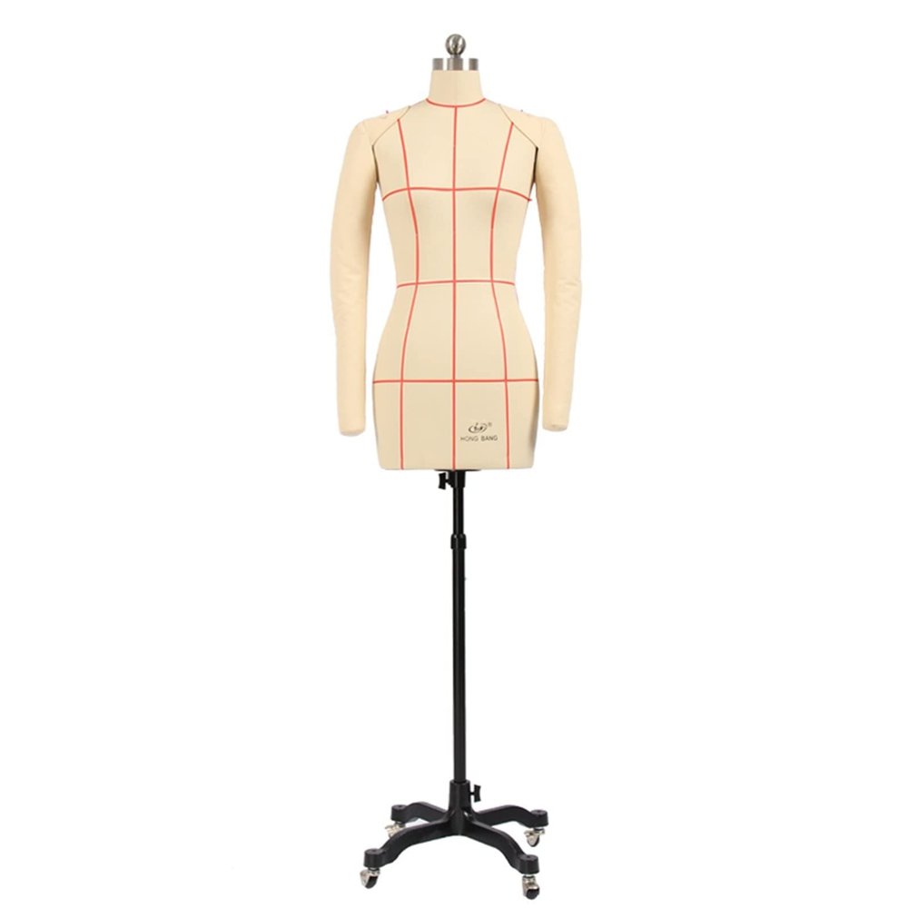 Adjustable Dress Form with Torso and Arms for Sewing Beginners