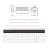304 Stainless Steel Hex Socket Screws, M3 M4 M5 M6 M8 M10, Multiple Sizes (3 × 40) view 2