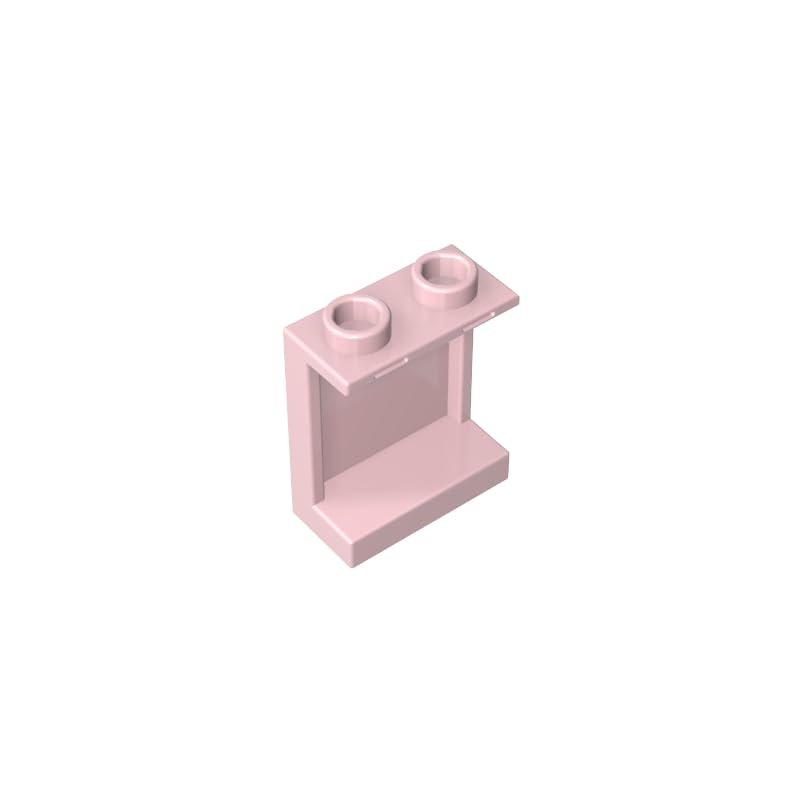 87552 94638 Panel 1x2x2 (Side Supports/Hollow Studs), Light Pink, 50 pcs.