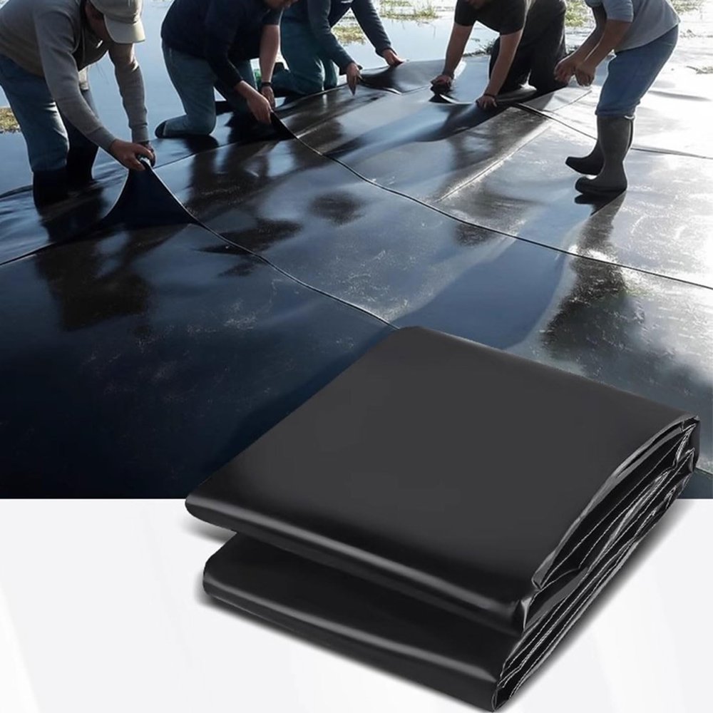 Fcmeavo 1.14 mm Heavy-Duty EPDM Pond Liner, Black