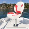 AKLOSIPY 2-Piece Yacht Captain Seats, Folding Boat Seats with Water-Resistant PVC Leather and High-Density Foam view 2