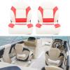 AKLOSIPY 2-Piece Yacht Captain Seats, Folding Boat Seats with Water-Resistant PVC Leather and High-Density Foam view 4