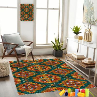 Gzaebji DIY Latch Hook Rug Kit, 90 x 120 cm