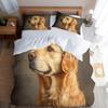 Dog 3D Duvet Cover Set 155 x 220 cm, Microfiber view 4