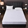 Quilted Washable Zippered Mattress Cover, Customizable Size, Moisture-Resistant, Breathable, Soft, White, 140 x 200 + 5 cm view 1