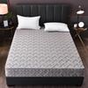 Quilted Washable Mattress Cover with Zipper, Gray, 135 x 200 + 20 cm view 1