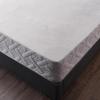Quilted Washable Mattress Cover with Zipper, Gray, 135 x 200 + 20 cm view 4