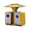 FUHAI-666 Outdoor Waste Container, Galvanized Steel view 1