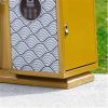 FUHAI-666 Outdoor Waste Container, Galvanized Steel view 3
