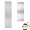 2-Piece Stainless Steel Cake Spatula Set with Scale, 30 cm, 2-in-1 Cake Scraper view 1