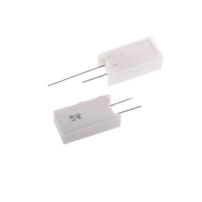 10-Piece Cement Resistor, 5 W, Vertical, RX27-5, 150 Ω