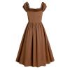 EMATOP Women's Gothic Renaissance Corset Dress view 4