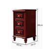 Small Solid Wood 3-Drawer Dresser/Nightstand view 2