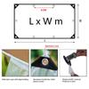 PIPRE 1.7 m x 2.1 m 200 g/m² Tarpaulin | Sizes and Colors Available | Eyelets | Waterproof, Tear-Resistant, UV-Stabilized view 2