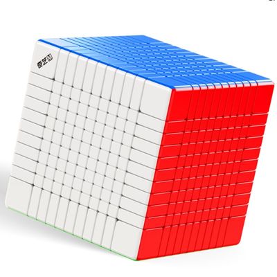 QY Magnetic 11x11 Magic Cube, 76 mm, Stickerless Professional Speed Puzzle Cube