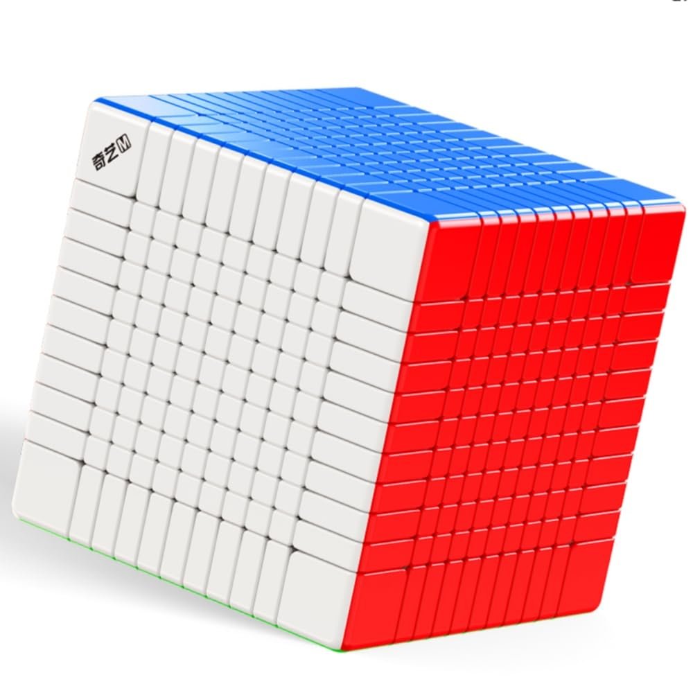 QY Magnetic 11x11 Magic Cube, 76 mm, Stickerless Professional Speed Puzzle Cube