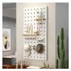 16 mm Solid Wood Pegboard Wall Storage Panel for Bedroom view 1