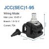 63A/75A Insulation-Piercing Connector Cable, No-Stripping Cable Clamp, Outdoor Wiring Accessory, Wiring Terminal (75A) view 2