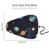 Treer Waterproof Bicycle Saddle Cover, 3D Cartoon Planet Pattern, Yellow Star, 1 Piece view 4