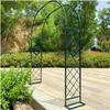 Fitlin Heavy-Duty Galvanized Steel Garden Arch Trellis, Green, 180 × 230 cm view 3