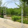 Fitlin Heavy-Duty Galvanized Steel Garden Arch Trellis, White, W140 x H230 cm view 2
