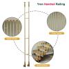MARXAN 95 cm Iron Stair Handrail Railing for Stairs, Ceiling/Floor-Mounted view 3