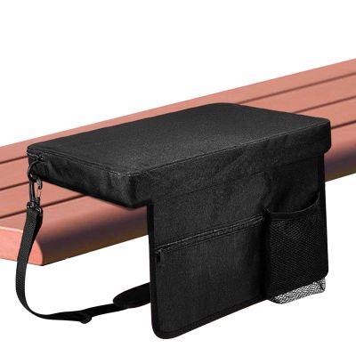 Generic Foldable Bleacher Seat Cushion with Strap and Pocket