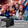 Generic Foldable Bleacher Seat Cushion with Strap and Pocket view 2