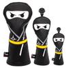 SkyjOy Golf Club Headcover Set, Black, for Driver, Fairway, Putter Mallet and Irons view 3