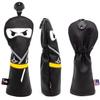 SkyjOy Golf Club Headcover Set, Black, for Driver, Fairway, Putter Mallet and Irons view 4