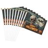 Halloween Skeleton Wooden Sign, Gothic Mini Hand Flags on Sticks, 10 Pieces view 2