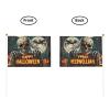 Halloween Skeleton Wooden Sign, Gothic Mini Hand Flags on Sticks, 10 Pieces view 3