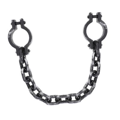 BESPORTBLE Halloween Plastic Wrist Shackles, Black Handcuff Props