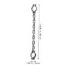 BESPORTBLE Halloween Plastic Wrist Shackles, Black Handcuff Props view 2